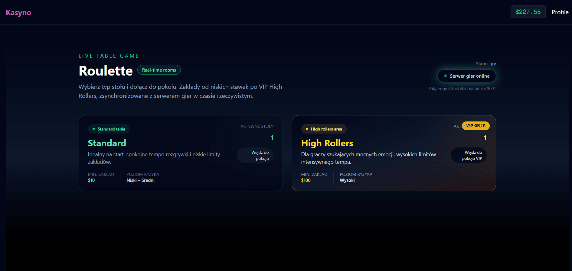 Game Interface